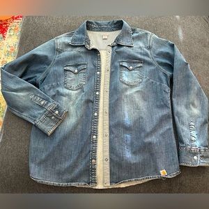 Carhartt Jean shirt with stretch size L